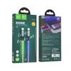Kabel USB C do USB C Hoco 3A 60W LED 1 m U112 szary