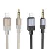 Kabel AUX Jack 3,5 mm (męski) do Lightning (męski) Hoco 1 m UPA32A czarny