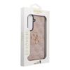GUESS futerał do SAMSUNG S26 FE (Leather 4G Metal Logo) różowy