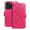 Etui z klapką na iPhone 15 PRO Mezzo Book łapacz snów magenta
