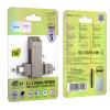 Pendrive 256GB USB 3.2 (USB A + USB C) Hoco UD15 szary