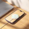 Ładowarka indukcyjna Hoco 2A 15W zgodna z MagSafe z wyświetlaczem CW61 biała