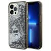 KARL LAGERFELD futerał do IPHONE 13 Pro Max KLHCP13XLKCNSK (Liquid Glitter C) transparentny