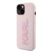 KARL LAGERFELD futerał do IPHONE 15 KLHCP15S3DMBKCP (3D Logo Glitter) różowy