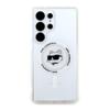 KARL LAGERFELD futerał do SAMSUNG S25 Ultra KLHMS25LHLSCHH (Magnetic IML Metal Choupette Head) biały