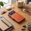 Etui z klapką na iPhone 17 PRO Mezzo Book koty brązowe