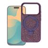 Etui na iPhone 18 Pro / 17 Pro Quartz Circle Stand Mag Cover dark cherry