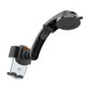 Uchwyt na telefon do samochodu Blue Star Long Neck Crystal do deski / szyby czarny