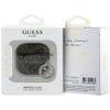 Etui na słuchawki Guess do Apple AirPods 4 (PU 4G W/ Strass Charm) brązowe