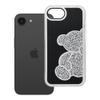 Futerał do iPhone 16e (SE 4 2025) Teddy Bear srebrny