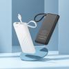 Powerbank Hoco 5000 mAh 2A z wbudowanym kablem Lightning J129 biały