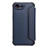 Etui z klapką na iPhone 16e (SE 4 2025) Razor Book niebieskie