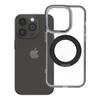 Etui na iPhone 14 PRO Frame Circle Stand zgodne z MagSafe czarne