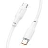 Kabel USB C do USB C Hoco 3A 100W 1 m X93 biały