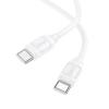 Kabel USB C do USB C Hoco PD 5A 240W 1 m X115 biały
