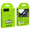 Adapter AUX 2w1 USB C do Jack 3,5 mm / USB C Hoco LS26 srebrny