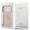 GUESS futerał do IPHONE 17 Pro GUHCP17LSC4GSMP (Silicone W/ Big 4G Script) różowy