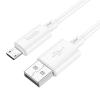 Kabel USB A do Micro USB Hoco 2,4A 2 m X88 biały