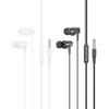 Słuchawki przewodowe douszne Jack 3,5 mm Hoco M112 białe