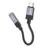 Adapter AUX USB C (męski) do Jack 3,5 mm (żeński) Hoco UPA32C czarny