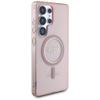 GUESS futerał do SAMSUNG S25 Ultra GUHMS25LHFGEREP (Magnetic IML Glitter Circle) różowy