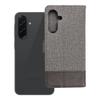 Etui z klapką na Samsung A36 5G Gomma Book szare