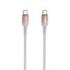 Kabel USB-C do USB-C Forcell F-Energy QC4.0 PD 5A 100W Gradient 1 m C357 biały 0INT