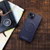 ROAR futerał LEATHER MAG kompatybilny z MagSafe do IPHONE 14 Pro Max Granatowy