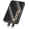 Powerbank Hoco 10000 mAh QC PD 22,5W z wbudowanymi kablami USB C + Lightning Q37 czarny