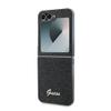 GUESS futerał do SAMSUNG Z Flip 6 GUHCZF6HGGSHK (HC PU 4G Glitter Script) czarny