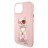 NIMMY futerał GLASSES COOL CAT do IPHONE 15 różowy