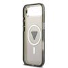 GUESS futerał do IPHONE 17 Air kompatybilny z MagSafe GUHMP17MHGTMLCGK (IML Gradient W/ Triangle Logo) czarny