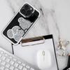 Etui na iPhone 18 Pro / 17 Pro Teddy Bear srebrne