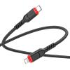 Kabel USB C do Lightning Hoco PD 27W 3 m X59 czarny