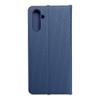 Etui z klapką na Samsung A13 5G / A04S Luna Book Carbon niebieskie