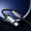 Kabel USB C do USB C Hoco 3A 60W 1 m X117 czarny