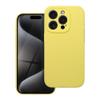 Futerał do iPhone 16 Silicone 2mm żółty