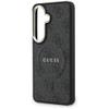 GUESS futerał do SAMSUNG S26 Plus GUHMS26MP4MSEGCK (4G Embossed Ring MagSafe) czarny