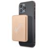 Bateria zewnętrzna ( Powerbank ) z ładowaniem indukcyjnym GUESS GUPBMSVSLG 3000mAh ( Kompatybilny z Magsafe