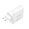 Wielofunkcyjna ładowarka Forcell F-Energy 4w1 2 x USB A + USB C 15W + power bank 8000mAh + ładowanie bezprzewodowe biała