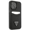 GUESS futerał do IPHONE 13 Pro GUHCP13LPSATPK (Saffiano Double Card Triangle) czarny