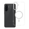 Futerał do Samsung A36 Frame Clear Hybrid Mag Cover zgodny z MagSafe transparentny