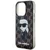 KARL LAGERFELD futerał do IPHONE 15 Pro Max KLHCP15XHNKMKLK (Ikonik Monogram) czarny