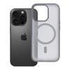 Futerał do iPhone 16 PRO Flexline Mag Cover zgodny z MagSafe szary