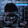 Słuchawki bezprzewodowe bluetooth TWS + stacja dokująca M9 czarne