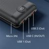 Powerbank Veger S20 (W2053) PD QC3.0 2A 22,5W 20000 mAh czarny 0INT
