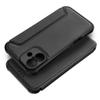 Etui z klapką na iPhone 16 Razor Book czarne