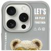 NIMMY futerał COOL&CUTE 2.0 Bear do IPHONE 15 Pro Max szary