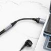 Adapter AUX USB A do Jack 3,5 mm Hoco 0,12 m LS36 czarny