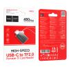 Czytnik kart TF 2.0 USB-C Hoco HB53 czarny